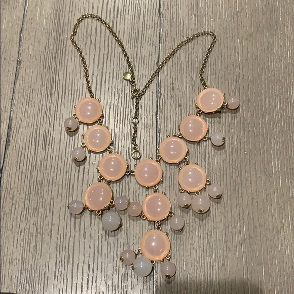 J Crew Bauble Necklace, Light Pink - Picture 2 of 7